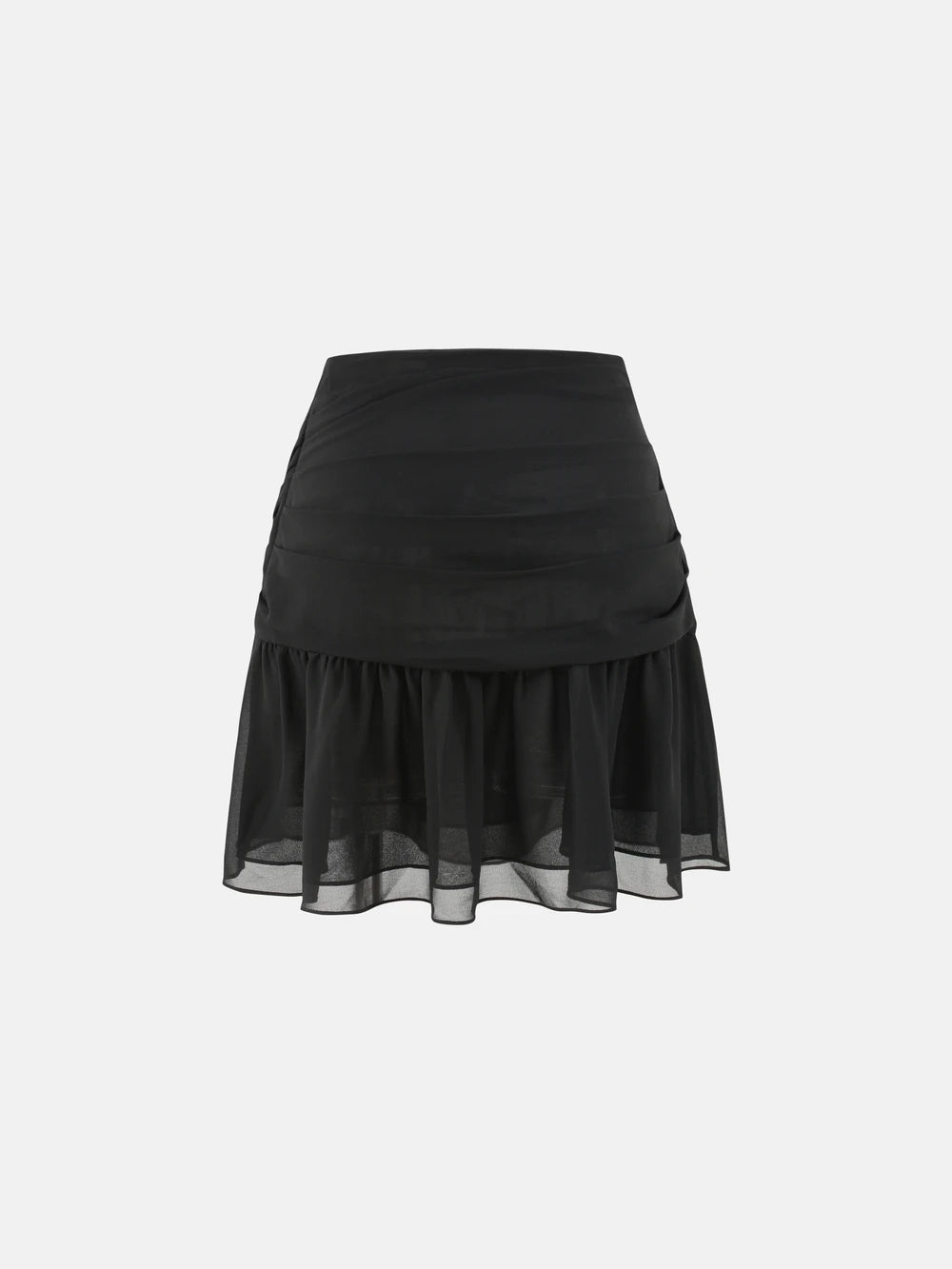 Gathered A-line Skirt