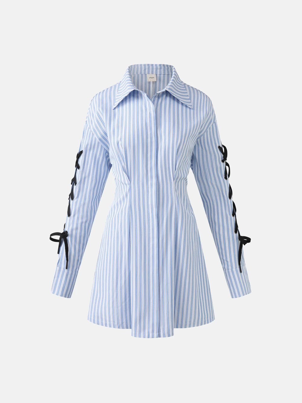 Lace Up T-shirt Dress