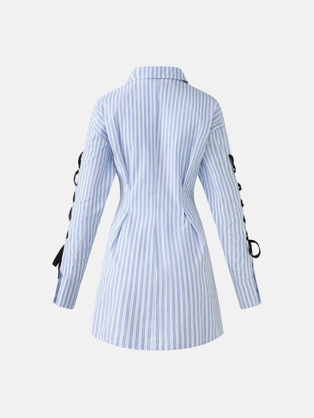 Lace Up T-shirt Dress